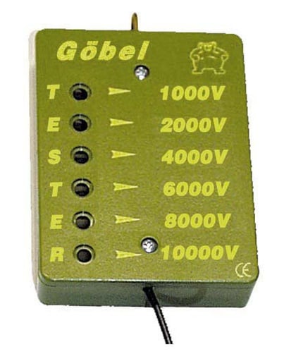 "Fritz Göbel Zaunprüfer 6-fach bis 10.000 Volt image"