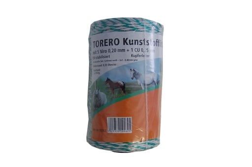 "Torero Kunststofflitze 200m weiß/grün image"