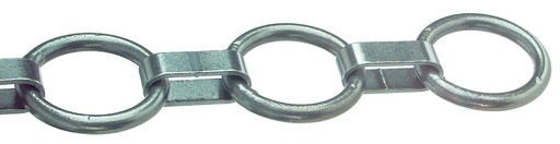 "Fritz Göbel Flachglieder-Halskette 9 Ringe 10 x 50 mm image"