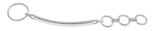 "Kerbl Rohrhalsbügel für Kühe, 78 cm mit 3 Ringen image"