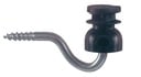 Schlitz-Isolatoren 25er Btl. Typ S 161 schwarz