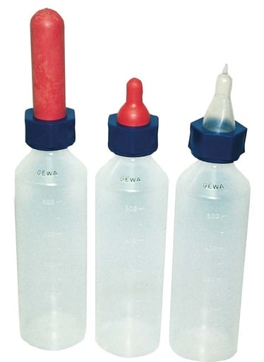 "Fritz Göbel Milchflasche für Lämmer 500 ml mit Kleintiersauger image"