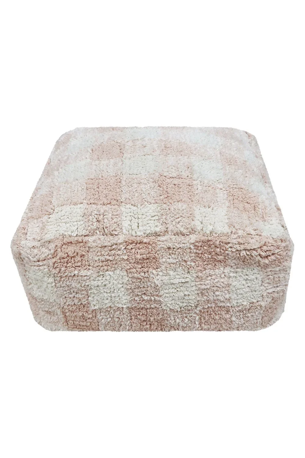 "Lorena Canals Pouf, Sitzpouf - Vichy, Farbe: rose image"