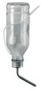Fritz Göbel Glas-Trinkflasche 500 ml mit Aluröhrchen