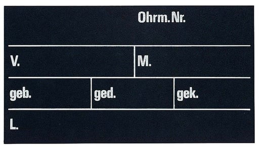 "Fritz Göbel Stalltafeln 40x22 cm für Kühe image"