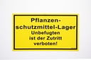 Fritz Göbel Verbotsschild „Pflanzenschutzmittel“ 250 x 150 mm