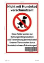Fritz Göbel Warnschild „Hundekot“