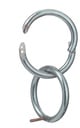 Fritz Göbel Bullennasenring, vernickelt, 6,5 cm