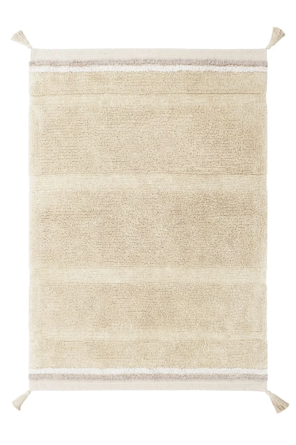 "Lorena Canals Waschbarer Teppich - Bloom Golden, Größe: 120 x 160 cm image"