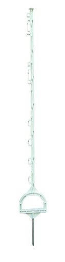 "Mustang-Kunststoffpfahl weiß 115 cm, 10er Bund image"