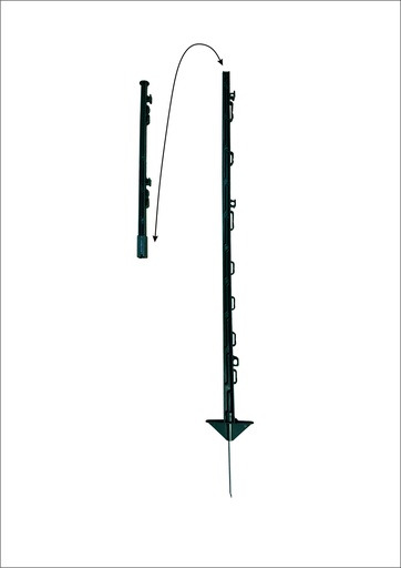 "Kunststoffpfahl grün 150cm (105+45), 20er Karton image"