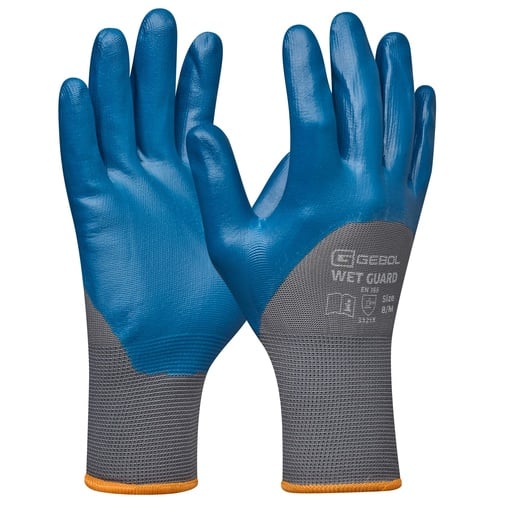 "Gebol Handschuh Wet Guard blau Gr. 9/L image"