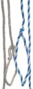 Anbindestrick Jute/PP hell 320cm große Schlaufe