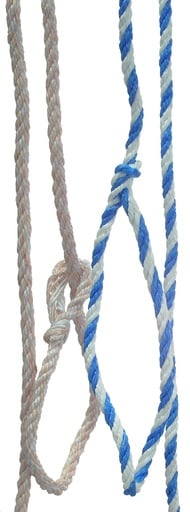 "Anbindestrick Jute/PP hell 320cm große Schlaufe image"