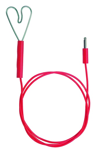"Zaunanschlusskabel rot Herz/Stecker image"