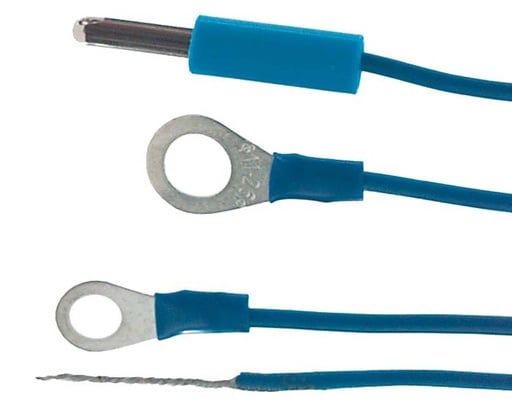 "Fritz Göbel Erdanschlusskabel blau Öse/Stecker image"