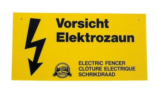 "Fritz Göbel Warnschild „Elektrozaun“ image"