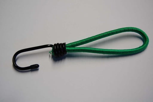 "Fritz Göbel Gummischlaufe mit Haken 140 x 5 mm image"