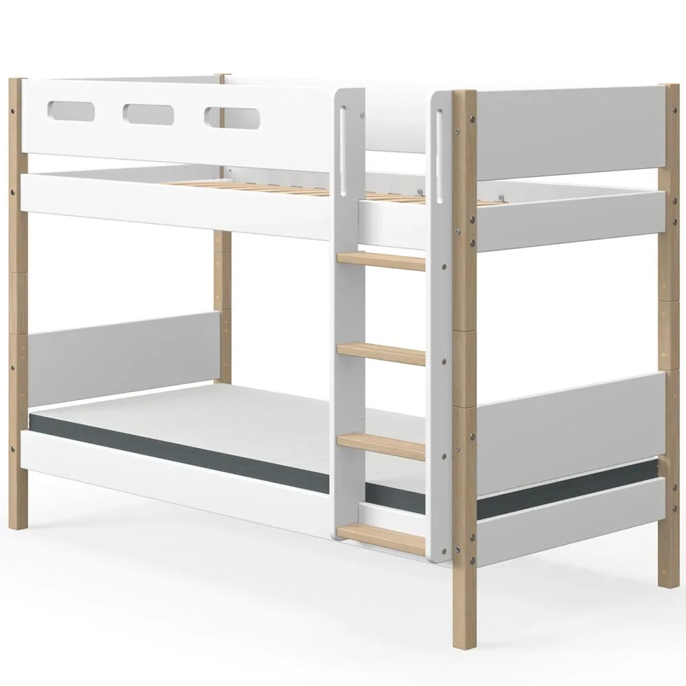 "Flexa Nor Etagenbett weiß / Eiche image"