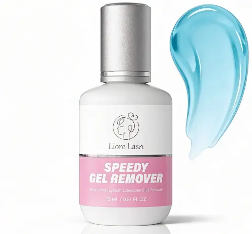 "Wimpernverlängerungs-Gel-Remover – Liore Lash Schneller Remover, Schnelle Entfernung von Wimpernkleber in 60 Sekunden, Professionelle Gel-Formel für Wimpernverlängerungen, 15 ml image"