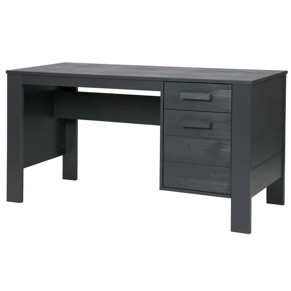 "WOOOD Kinderschreibtisch Dennis stahlgrau image"