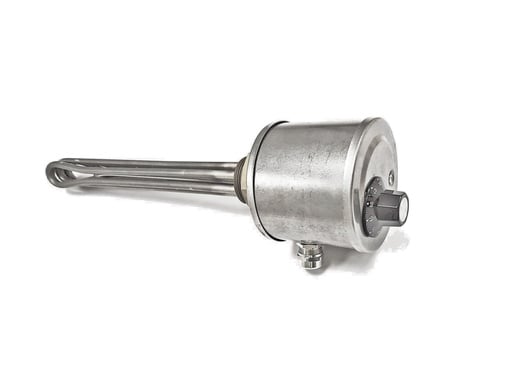 "Screw-in heater G1 1/2, Hot Water/PV, controller 30-80°C / STB 100°C, 9.0kW ET 780mm image"
