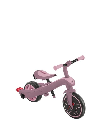 "GLOBBER EXPLORER TRIKE 4in1 ECO – Kinderwagen, Dreirad und Laufrad, 10/8,5 Zoll, TPR-Sitz, höhenverstellbar, beere image"