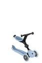 GLOBBER GO-UP ACTIVE LIGHTS ECO – 3 in 1 Dreirad, Laufrad und Scooter, 120/80 mm, 3-rädrig, höhenverstellbar, blaubeere