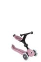 GLOBBER GO-UP ACTIVE LIGHTS ECO – 3 in 1 Dreirad, Laufrad und Scooter, 120/80 mm, 3-rädrig, höhenverstellbar, beere
