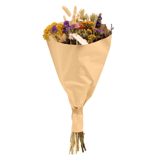"Trockenblumen Feldblumenstrauß Multi - Topf-Ø 25 cm - Höhe ca. 60 cm image"