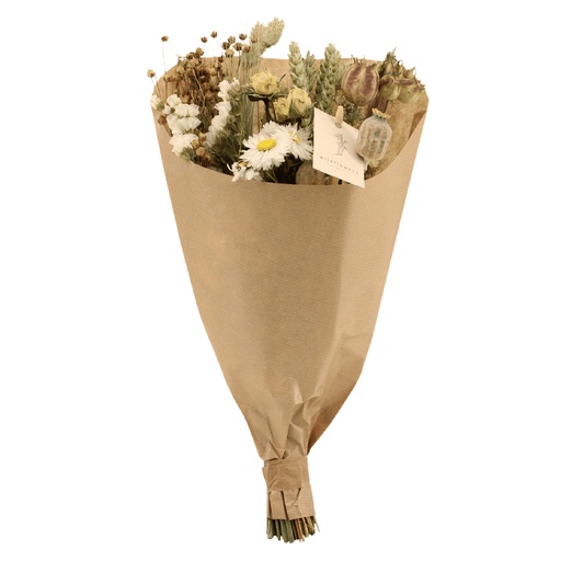 "Trockenblumen Feldblumenstrauß Natürlich - Topf-Ø 15 cm - Höhe ca. 35 cm image"
