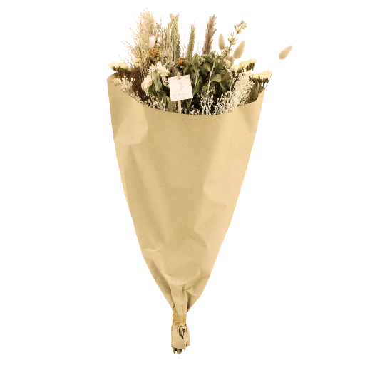 "Trockenblumen Feldblumenstrauß Natürlich - Topf-Ø 25 cm - Höhe ca. 60 cm image"