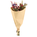 Trockenblumen Feldblumenstrauß Rosa - Ø25cm - ↕60cm