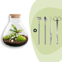 Flaschengarten - Sammie - ↕ 26 cm - Rake + Shovel + Tweezer + Scissors
