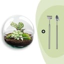 Flaschengarten - Dome - ↕ 20 cm - Rake + Shovel