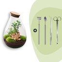 Flaschengarten - Drop XL - ↕ 37 cm - Rake + Shovel + Tweezer + Scissors