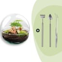 Flaschengarten - Dome Rot - ↕ 20 cm - Rake + Shovel + Tweezer
