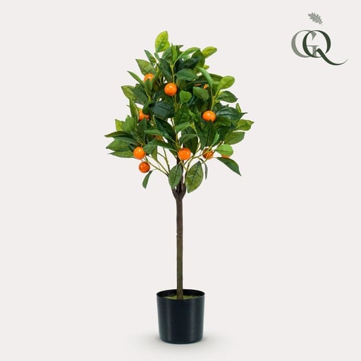 "Kunstpflanze - Citrus Sinensis - Orangenbaum - 75 cm image"