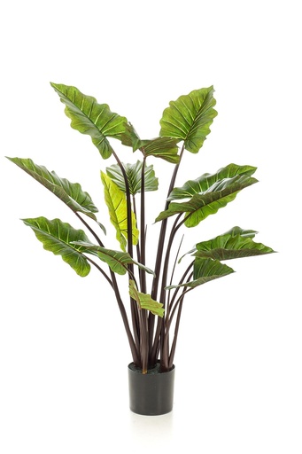 "Kunstpflanze - Colocasia Pink China - Elefantenohr - 130 cm image"