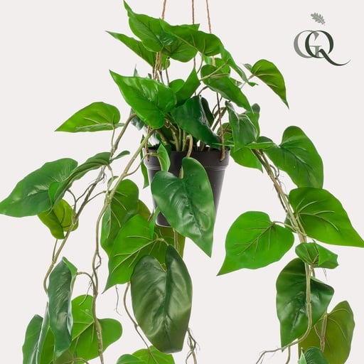 "Kunstpflanze - Philodendron Hängepflanze - 80 cm image"