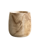 Blumentopf - Holz Hellbraun - Pia Blumentopf - M - H25 W23