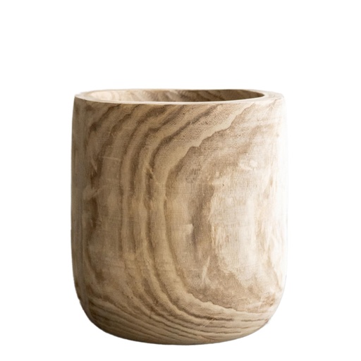 "Blumentopf - Holz Hellbraun - Pia Blumentopf - XL - H42 W40 image"