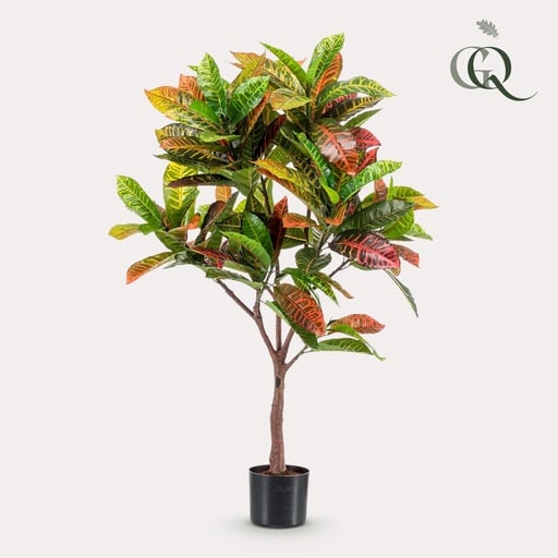 "Kunstpflanze - Croton Codiaeum - Wunderstrauch - 120 cm image"
