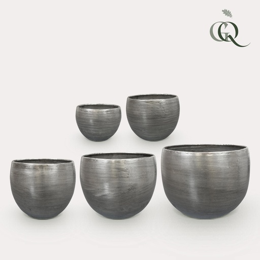 "Set 5 Rowen Aluminium Silberfarben - Silber image"