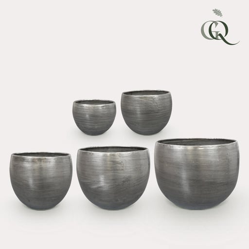 "Set 5 Rowen Aluminium Silberfarben - Silber image"
