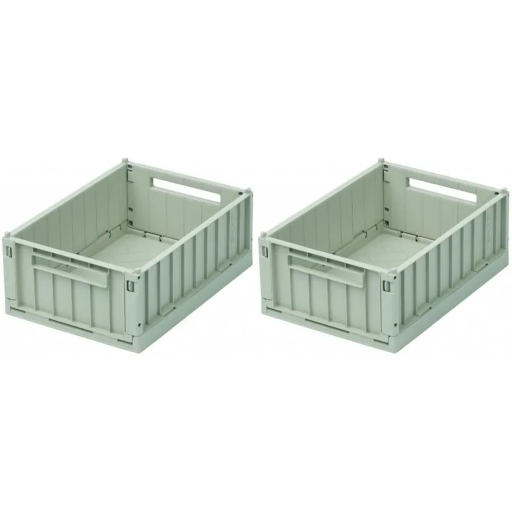 "Liewood Aufbewahrungsbox "Weston" 2er-Pack S pfefferminz image"
