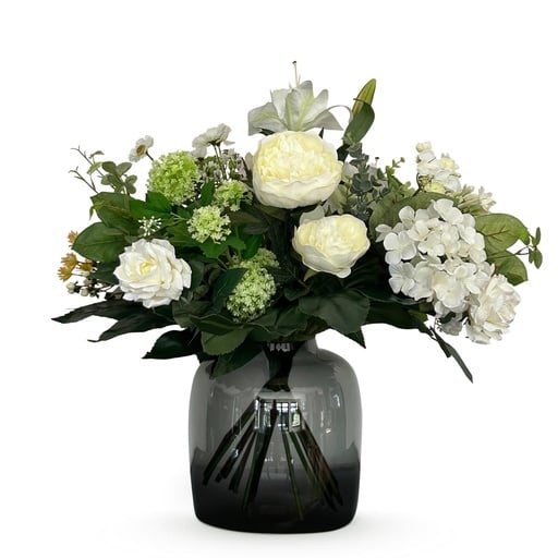 "Kunstblumen - Bouquet M - White Dream - 60 cm image"