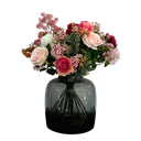 Kunstblumen - Bouquet M - Flame Roses - 45 cm