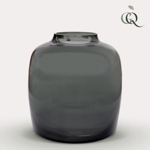 "Vase Glas - M - H25 W25 - Bartica - Grau image"