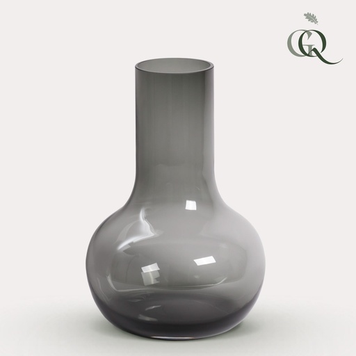 "Vase Glas - S - H37 W25 - Seim - Grau image"